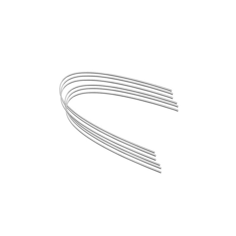 Alto texto: Prótesis dentales personalizadas en acero inoxidable para odontología, diseñadas a medida para una correcta salud bucal y estética dental.