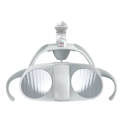 Lámpara de estudio dental LED, ideal para clínicas odontológicas, con iluminación brillante y ajustable para procedimientos precisos. Diseño ergonómico y duradero para profesionales dentales.