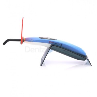 Dental curing light appliance used in odontological treatments and dental laboratories for curing composites and resins, essential in advanced dental procedures.