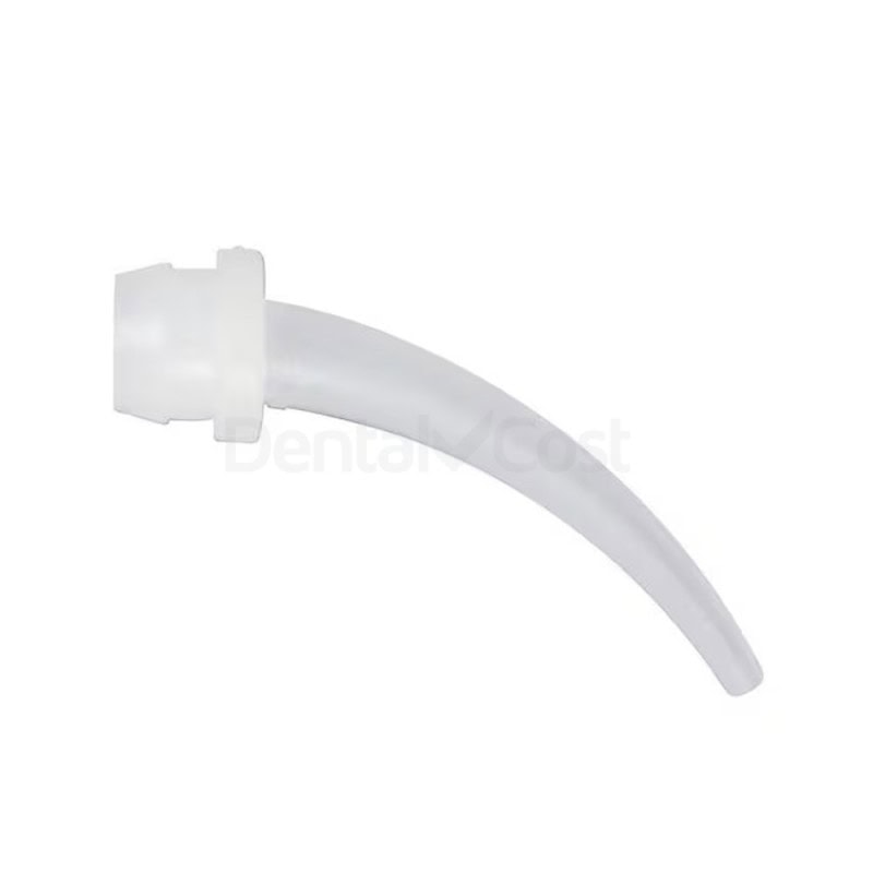 Tubo de silicona para productos odontológicos personalizados de EXAmedic, flexible y seguro para uso en tratamientos dentales.