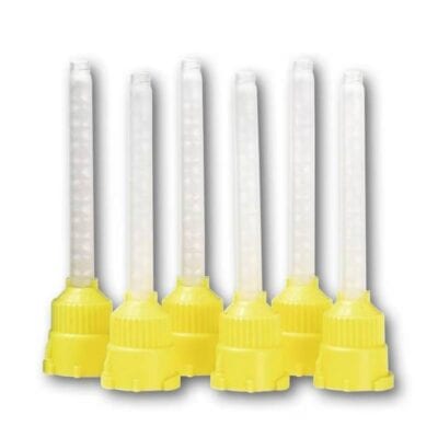 Pulidores odontológicos personalizables con boquillas amarillas para limpieza dental precisa y segura. Soluciones innovadoras para clínicas odontológicas especializadas en productos personalizados.