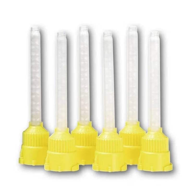 Pulidores odontológicos personalizables con boquillas amarillas para limpieza dental precisa y segura. Soluciones innovadoras para clínicas odontológicas especializadas en productos personalizados.