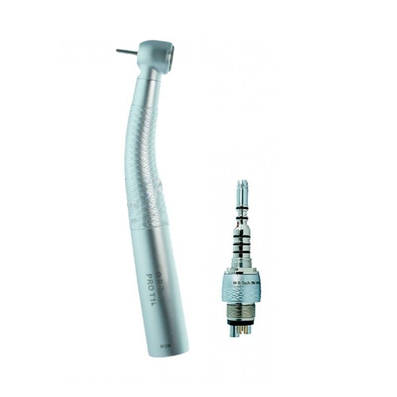 Evacuador dental neumático con diseño ergonómico y componentes personalizables para odontólogos, ideal para una limpieza eficaz y cómoda en tratamientos odontológicos.