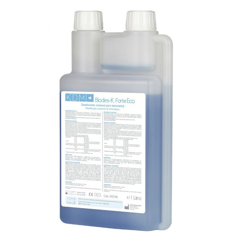 Respetuoso, producto desinfectante odontológico en envase de gran capacidad, ideal para clínicas dentales, con fórmula efectiva y ecológica, promoviendo la higiene dental profesional.