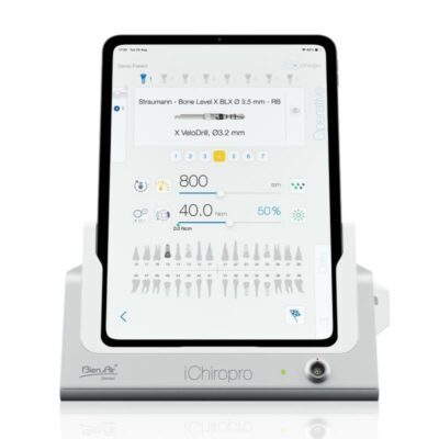 Diseño de dispositivo odontológico personalizado para tratamientos dentales en clínicas y laboratorios especializados.