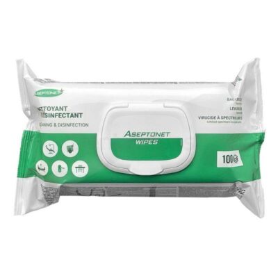 Limpiador y desinfectante de uso odontológico en toallitas, ideal para higiene y protección del equipo dental. Formulado para desinfectar superficies y manos de manera eficaz y rápida.