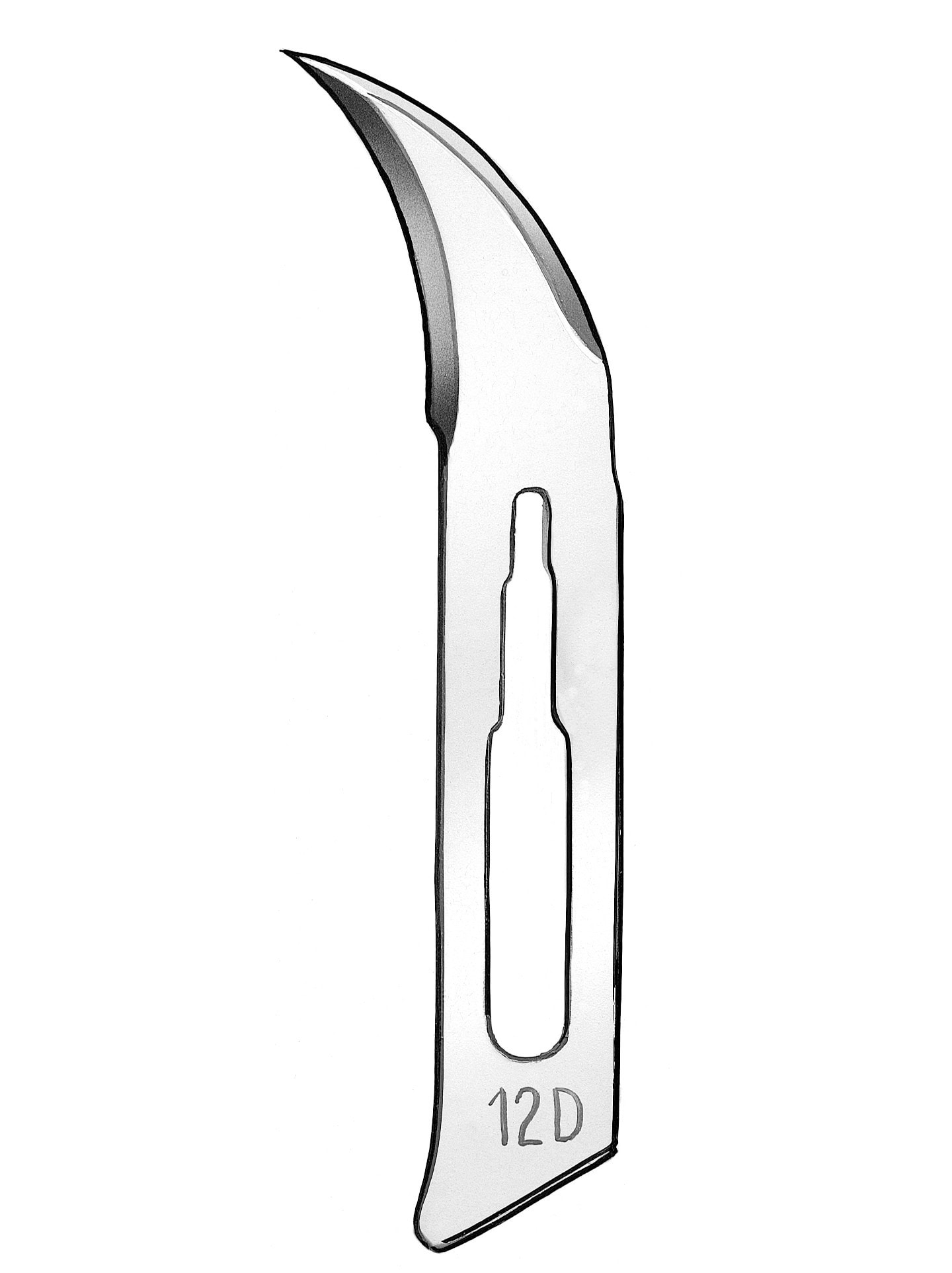 Cuchillo odontológico personalizado para procedimientos dentales y ortodónticos en productos odontológicos.