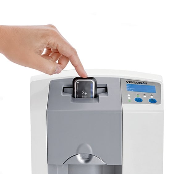 Cartucho de tinta para escáner dental en equipo odontológico, impresión de imágenes precisas y de alta calidad, ideal para clínicas y laboratorios dentales.