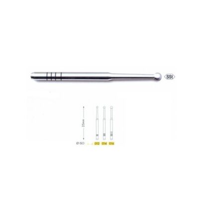 Instrumento quirúrgico de titanio para odontología, diseñado para procedimientos precisos en tratamientos dentales. Ideal para profesionales que buscan calidad y durabilidad en herramientas odontológicas personalizadas.