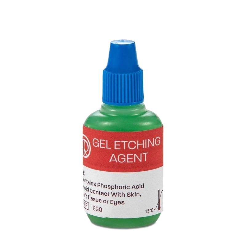 Gel de fundición para odontología personalizado, indicado para el marcado y grabado de prótesis dentales, disponible en EXAmedic productos odontológicos personalizados.