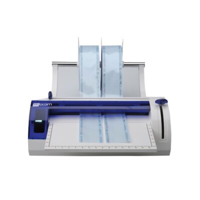 Cortadora de láminas de yeso para odontología, utilizada en clínicas dentales para preparar modelos y prótesis con precisión.