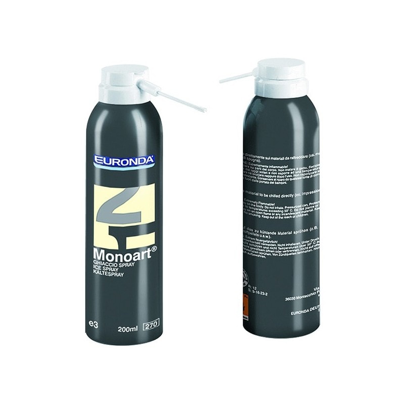 Spray de hielo monoart de 200ml para uso odontológico y cuidado dental personalizado.