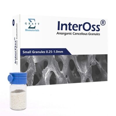 Xenoinjerto Bovino Particulado InterOss, Gránulo Pequeño 1,08cc 0,50g 1 ampolla SigmaGraft