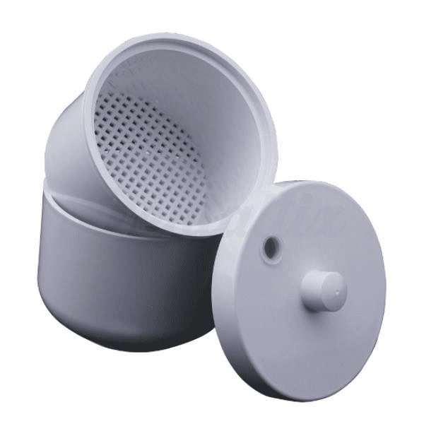 Vasó de desinfección dental personalizado para clínicas odontológicas y laboratorios. Material de alta calidad, fácil de limpiar y uso eficiente para mantener la higiene bucal.