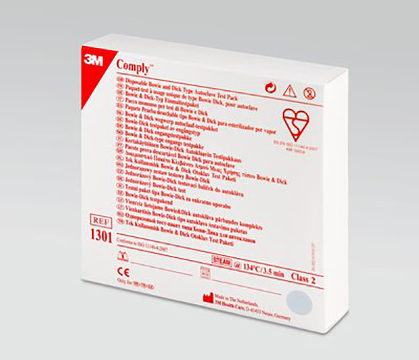 Comply Paquete Prueba Desechable Bowie & Dick 20 Uds. 3M Espe