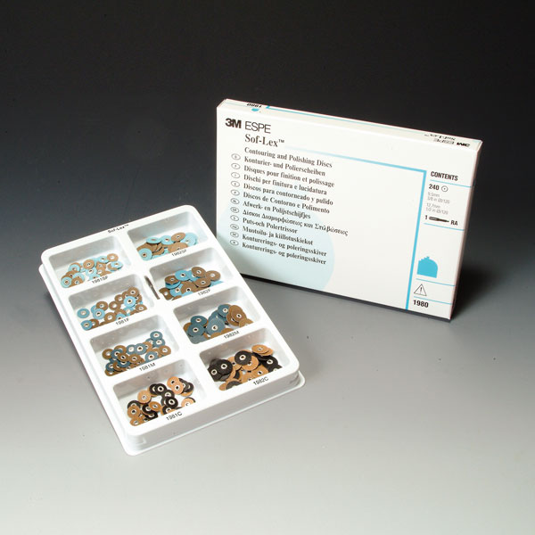 Sistema Pulido Dental Sof-Lex - Estuche Básico 240 discos + mandril 3M Espe