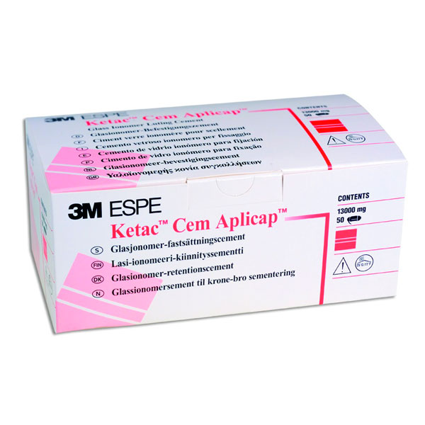 Ketac Cem Aplicap Cemento Ionómero Reposición 50 cápsulas 13g. 3M Espe