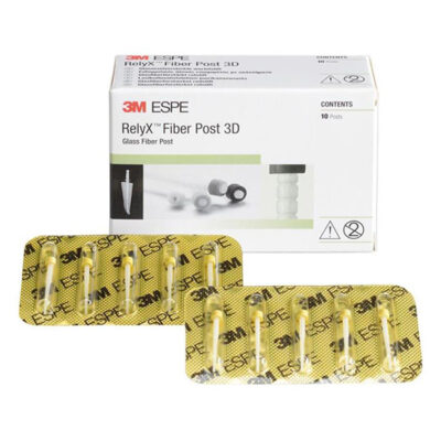 RelyX Fiber Post 3D Poste de Fibra Reposición 10uds. TAMAÑO 1-2
