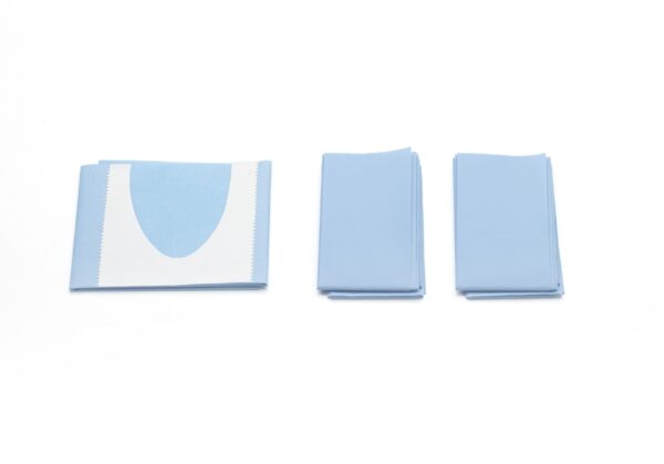 Set Tallas Quirúrgicas TNT Impermeable Estériles 50x75cm, Adhesivo, Fisura 3 uds Alle Dental