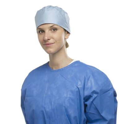 Gorro Softesse Quirúrgico con Elástico Celeste NO Estéril 50 Uds Alle Dental