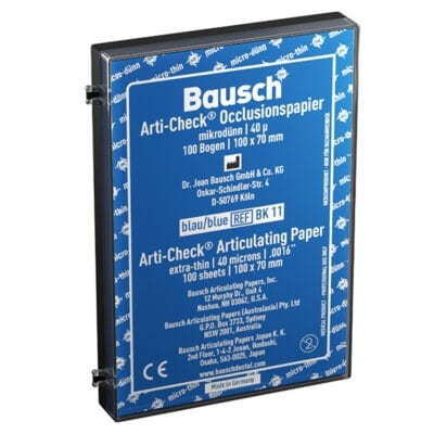Papel de Articular Ultradelgado BK11/BK12 Azul/Rojo Bausch - azul