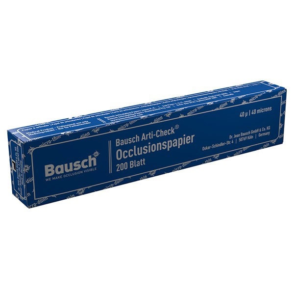 Papel BK 10/09 Rojo/Azul Fino Bausch - AZUL