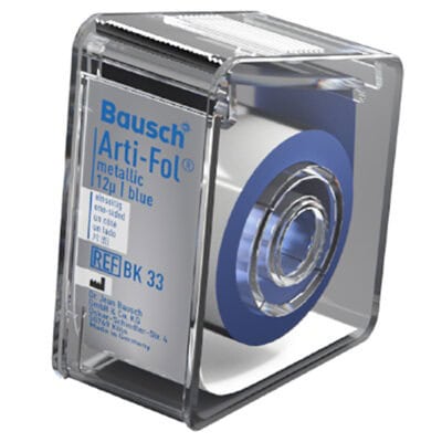 Arti-Fol Metallic Unilateral Una Cara 12mic Bausch AZUL METAL 22mm.