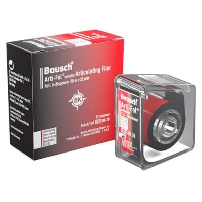 Arti-Fol Metallic BK 28 Doble Cara Rojo/Negro 12mic Bausch