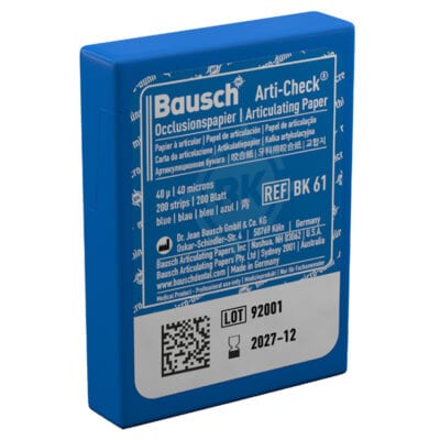 Papel BK61/BK62 Azul/Rojo 40 Micras Bausch - AZUL