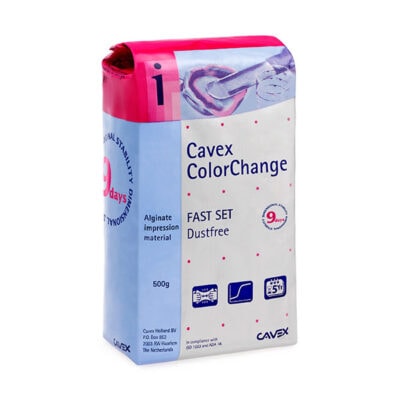 Cavex Color Change Alginato Paquete 500gr.