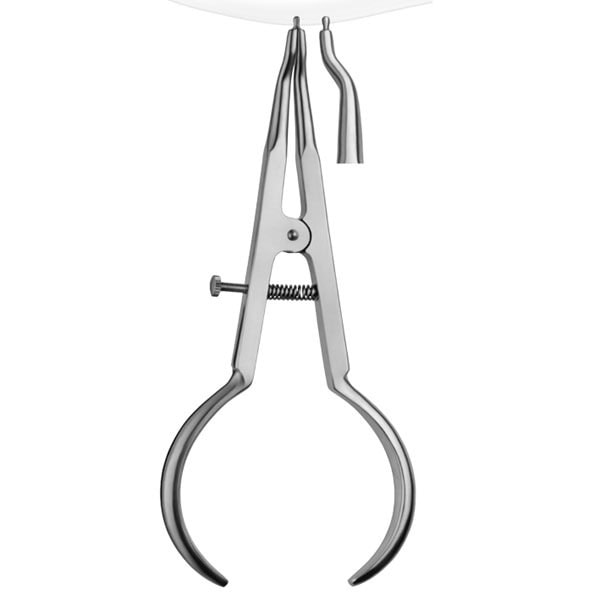 Alicate para Colocar Separadores Elásticos Carl Martin CURVA DOBLE