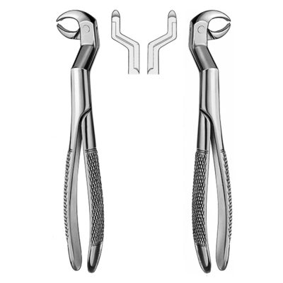 1/2 SET FORCEPS 122 1/2 R+ L