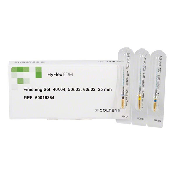 HyFlex EDM Finishing Set Limas Niti 25mm Caja 3u Coltène / Whaledent