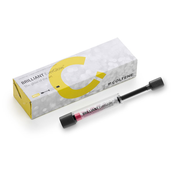 Brilliant Everglow Composite Híbrido Universal Jeringa Rep. 3g Coltène / Whaledent Color.- A1,A2,A3,A4