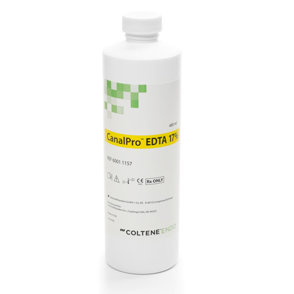 Canalpro EDTA 17% Solución Irrigante Botella 500ml Cuadrada Coltène