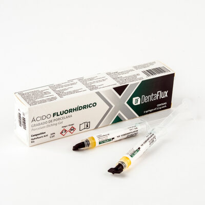 Ácido Fluorhídrico 20% Gel 2 Jeringas 3,5g Dentaflux