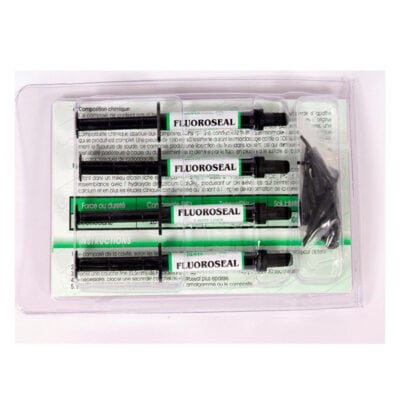 Fluoroseal Fondo Cavidad con Hidroxiapatita 4 jeringas 1,4g Dentaflux