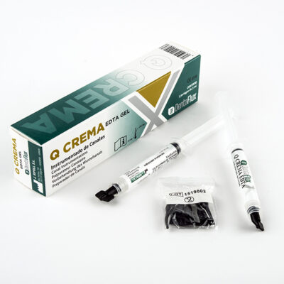 Q Crema EDTA Quelante, Peróxido de Carbamida, 2 jeringas 3 gr Dentaflux