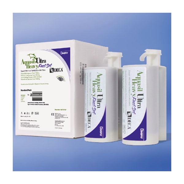 Aquasil Ultra+ Deca Silicona de Adición 2 cartuchos 380 ml + Puntas Dentsply - HEAVY FAST