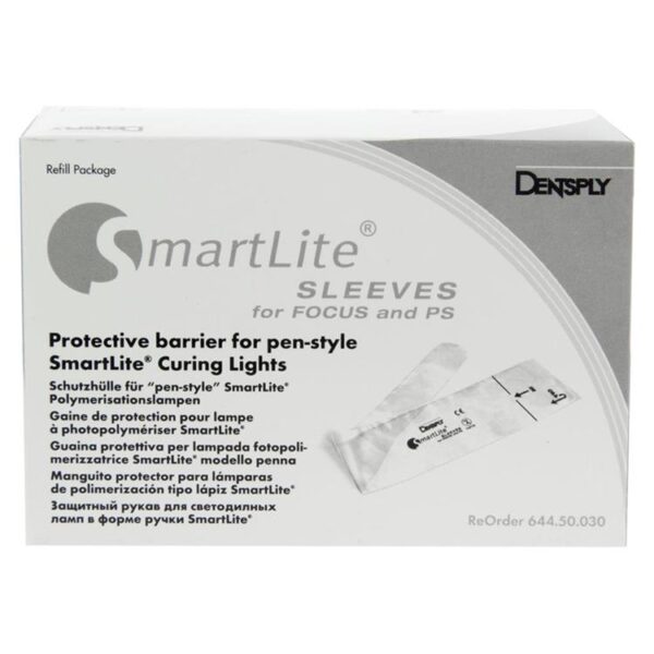 Fundas Protectoras Smartlite, Lámpara de Curado Tipo Lápiz Reposición Caja 300u. Dentsply