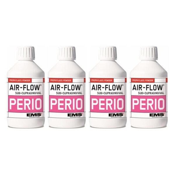 Air Flow Perio Polvo Glicina 25 micras Profilaxis 4 Botes 120g EMS
