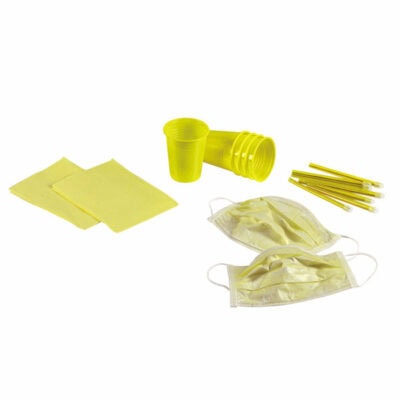 Kit Productos Desechables para 500 Pacientes, Amarillo o Lila Euronda