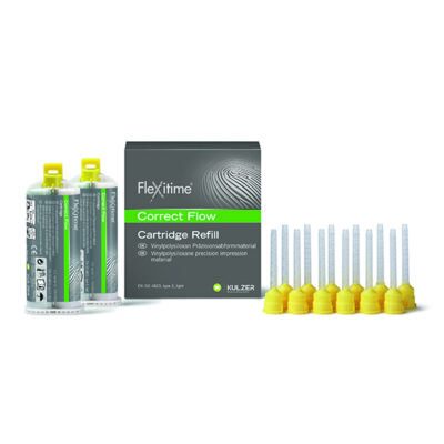 Flexitime Silicona en Cartuchos 2x50ml. Kulzer