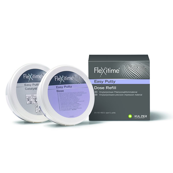 Flexitime Easy Putty, Tarros 2x300ml. Kulzer