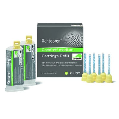 Xantopren Comfort Medium 2 Cartuchos 50ml. Kulzer