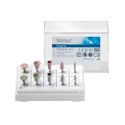 Venus Supra Kit Pulidores de Silicona Alto Brillo 10 uds Kulzer