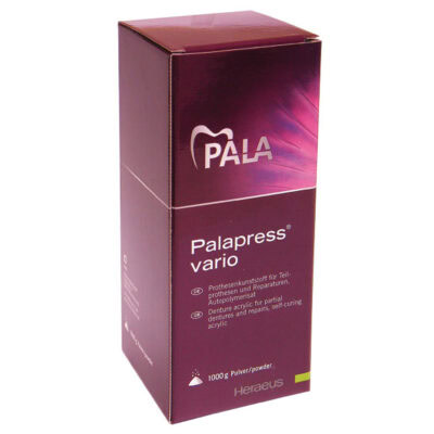 Palapress Vario Resina Polvo 1Kg. Kulzer ROSA VETEADO