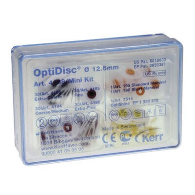 OptiDisc Mini Kit Discos Pulido 12.6mm. 120u. Kerr Hawe