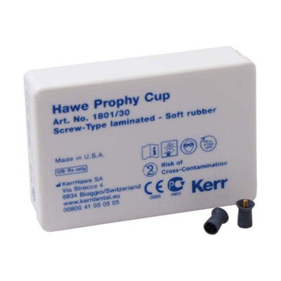 Prophy Cup Copa Profilaxis Blanda Laminada Rosca Kerr Hawe  BLANDA GRIS.