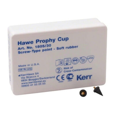 Prophy Cup Profilaxis Copa Blanda Tipo Punta Rosca 30 uds. Kerr Hawe